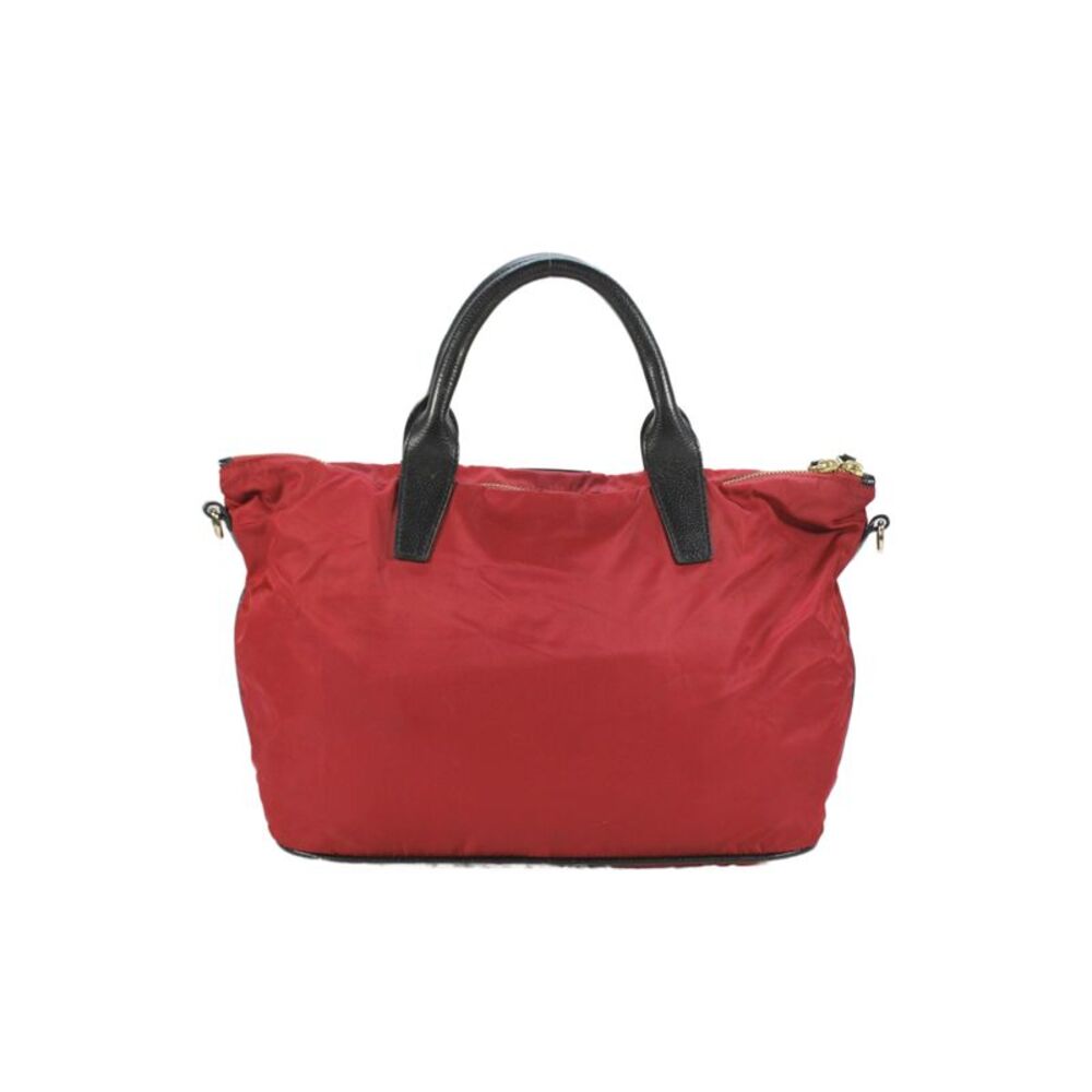 Barneys New York Womens Zipped Bowler Handbag Red - Picture 3 of 6